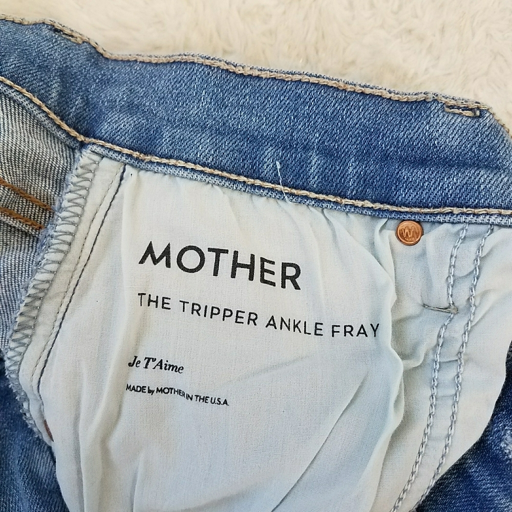 MOTHER Denim The Tripper Ankle Fray in Je T'Aime - Picture 11 of 12